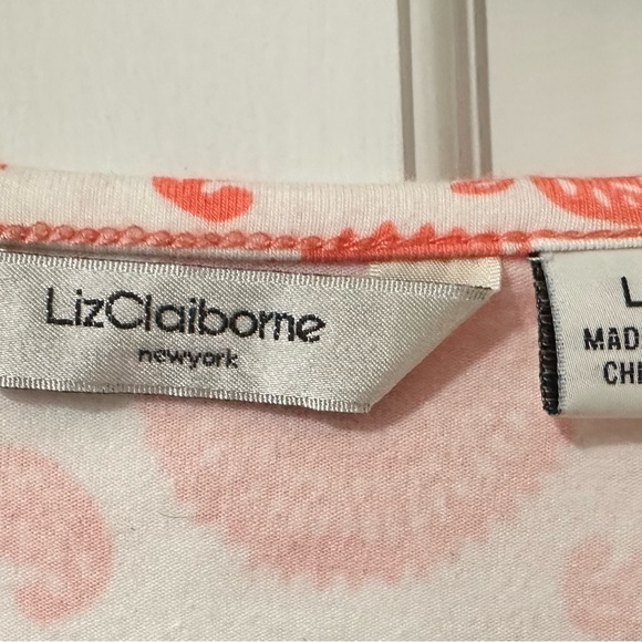 NWOT Coral Liz Claiborne Soft Casual Dress - Picture 3 of 3
